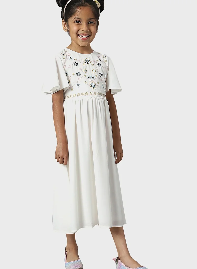 bhpoloclub Youth Floral Print Maxi Dress