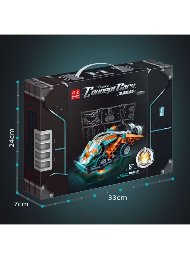BanBao كتل بناء سيارات المفهوم 352 قطعة - Image 2