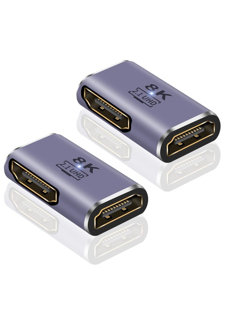 Y&D 2Pcs HDMI Coupler, Female to Adapter 8K@60Hz UHD 2.1 Support for HDTV Roku Stick Chromecast Laptop PC  - Image 1