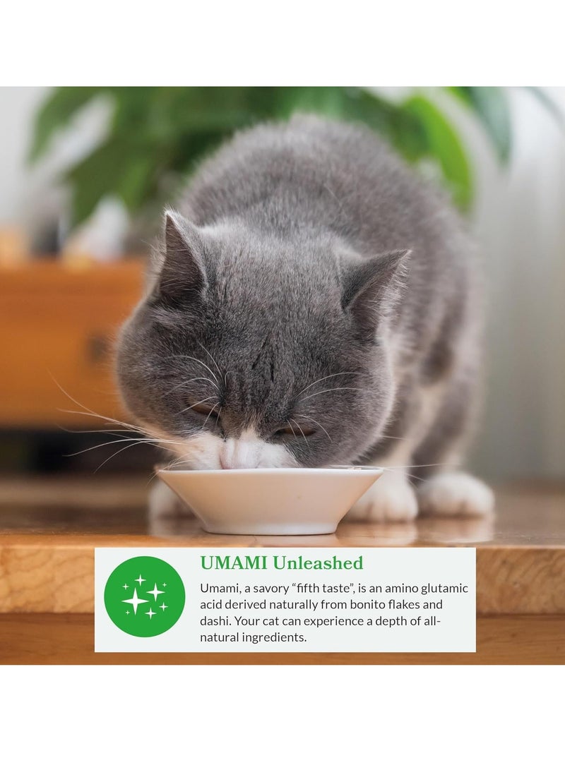 Inaba Dashi Delights for Cats, Shredded Chicken with Bonito Flake Broth, 2.5 oz Cup, 6 Cups Total, Chicken with Tuna and Scallop Recipe - Image 4