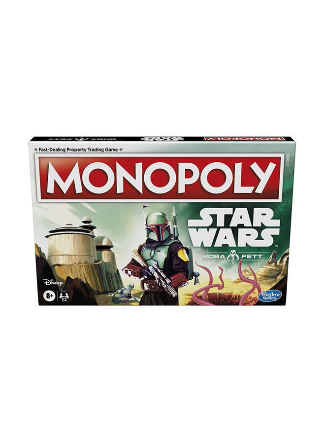 Monopoly Star Wars Boba Fett Edition Board Game For Kids Ages 8+  - Image 3