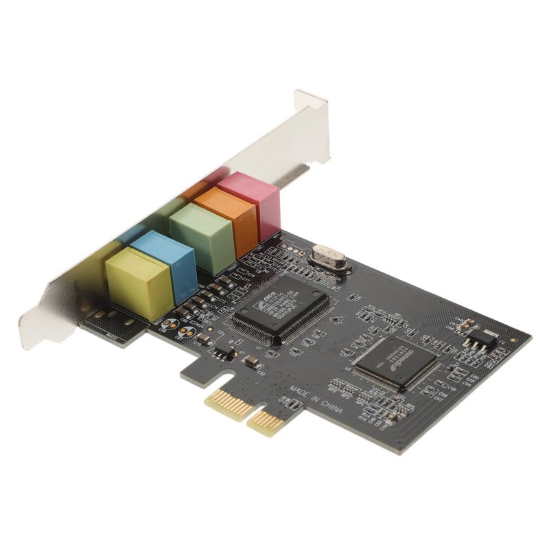 Pcie To Sound Card Internal Audio Expansion With Low Profile Bracket Digital Surround Sound Compatible With Windows For Desktop Random Color - Image 2