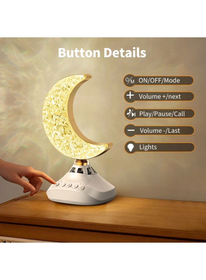 Moon Halo Smart Bluetooth Speaker Lamp - Image 1
