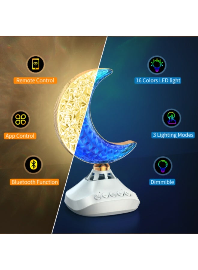 Moon Halo Smart Bluetooth Speaker Lamp - Image 2