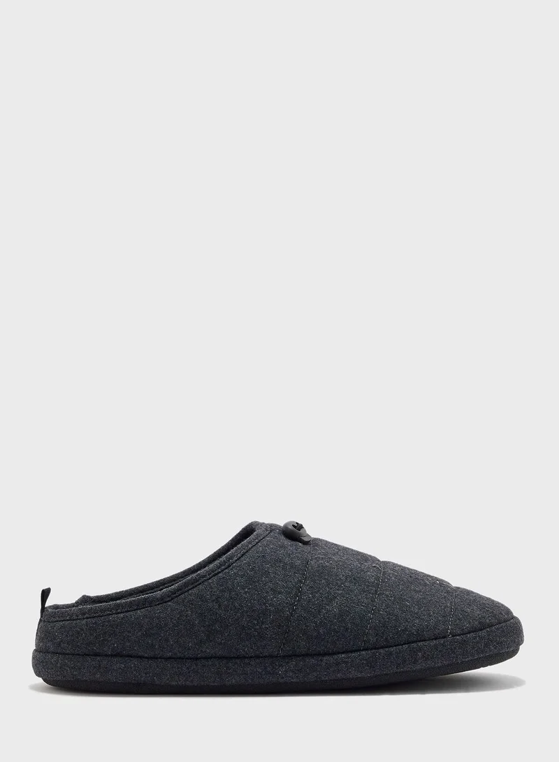 سفنتي فايف Mens Quilted Bedroom Slippers