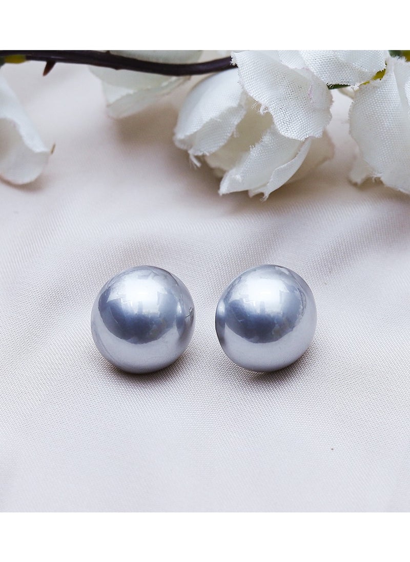 FLUFFY - Colo Earring For Fluffy Women's Accessories- Grey - Image 1