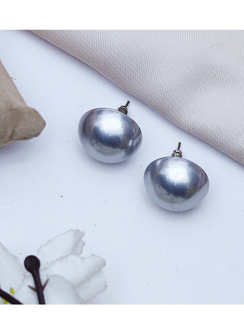 FLUFFY - Colo Earring For Fluffy Women's Accessories- Grey - Image 1