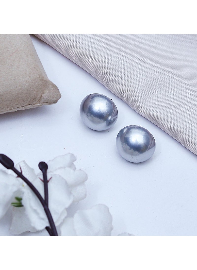 FLUFFY - Colo Earring For Fluffy Women's Accessories- Grey - Image 1