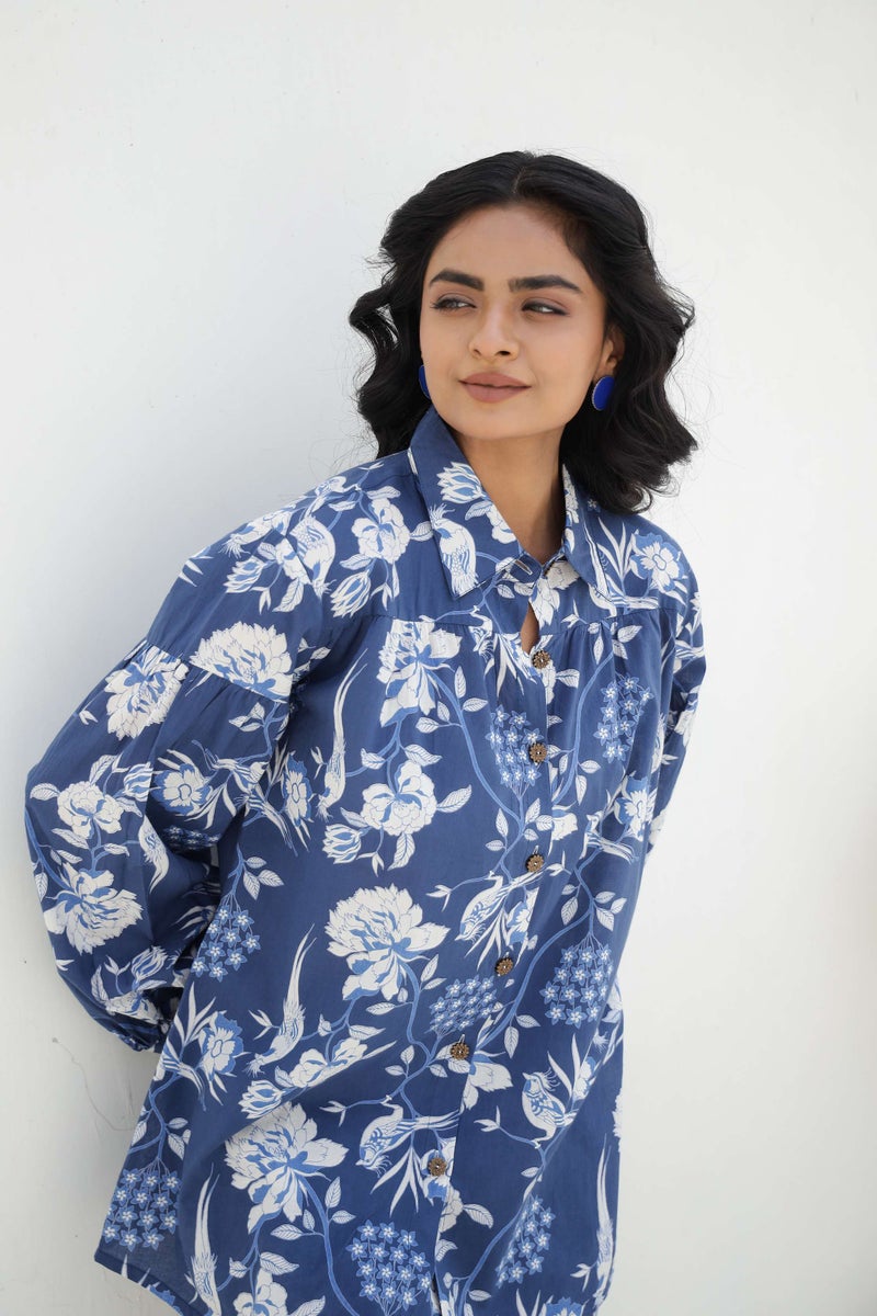 Label Flavia طقم متناسق باللون الأزرق البحري للنساء - Image 2