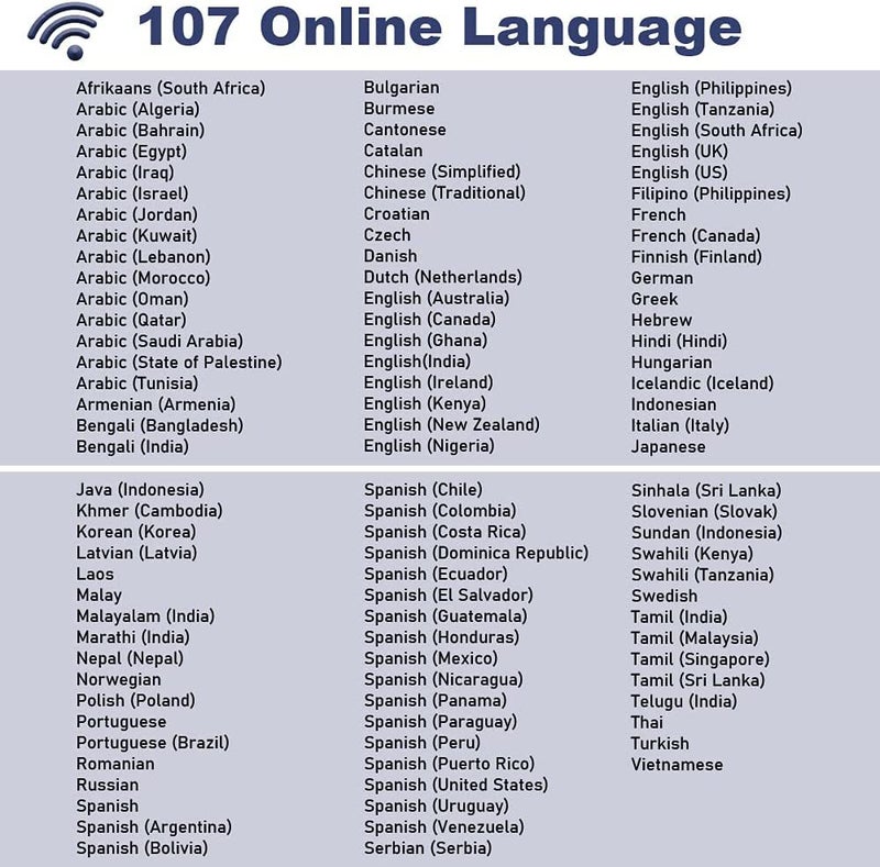 مترجم ذكي بدعم فوري للصوت يدعم 107 لغة، ترجمة متبادلة في الوقت الحقيقي عبر الواي فاي واللا اتصال، تسجيل صوتي، ترجمة بالصور، توصيل سريع - Image 5