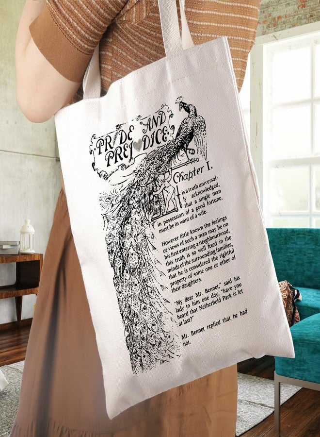 WCGXKO Bookish Gift Literary Gift Pride Book Lover Canvas Tote Bag (Pride Tote) - Image 3