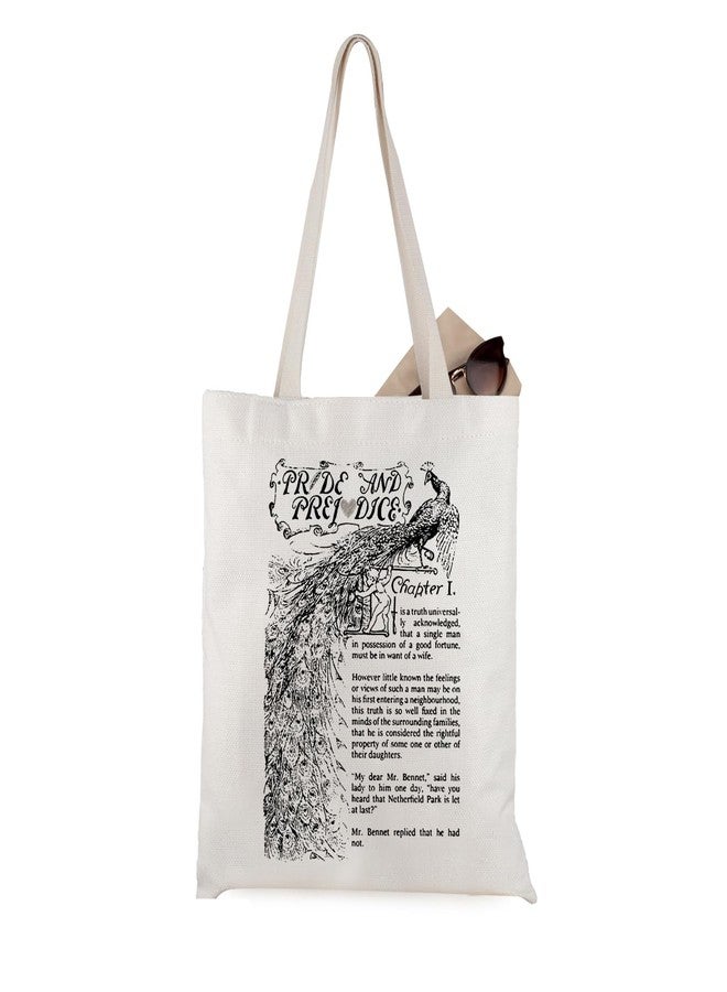 WCGXKO Bookish Gift Literary Gift Pride Book Lover Canvas Tote Bag (Pride Tote) - Image 1