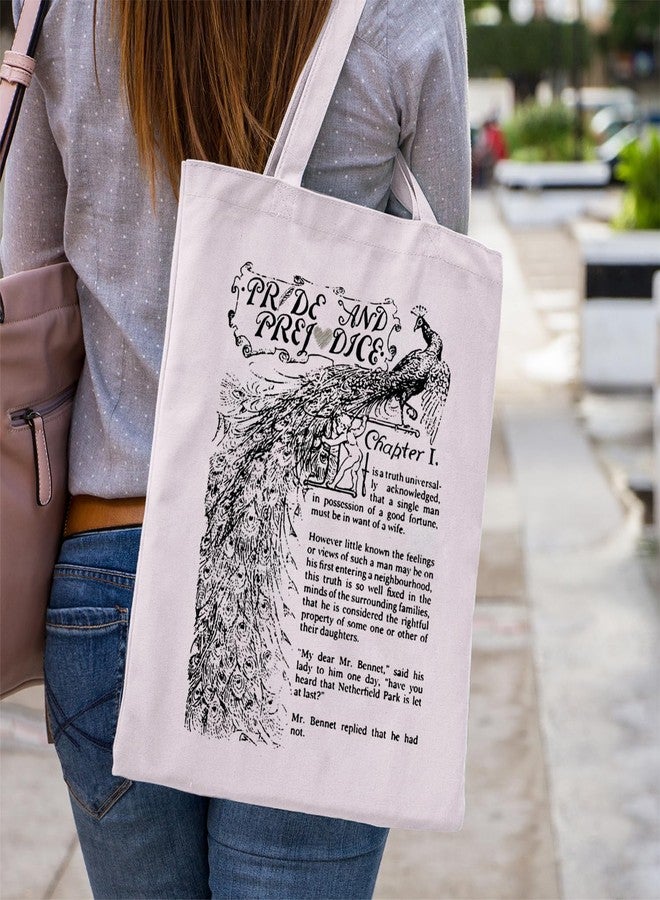 WCGXKO Bookish Gift Literary Gift Pride Book Lover Canvas Tote Bag (Pride Tote) - Image 5