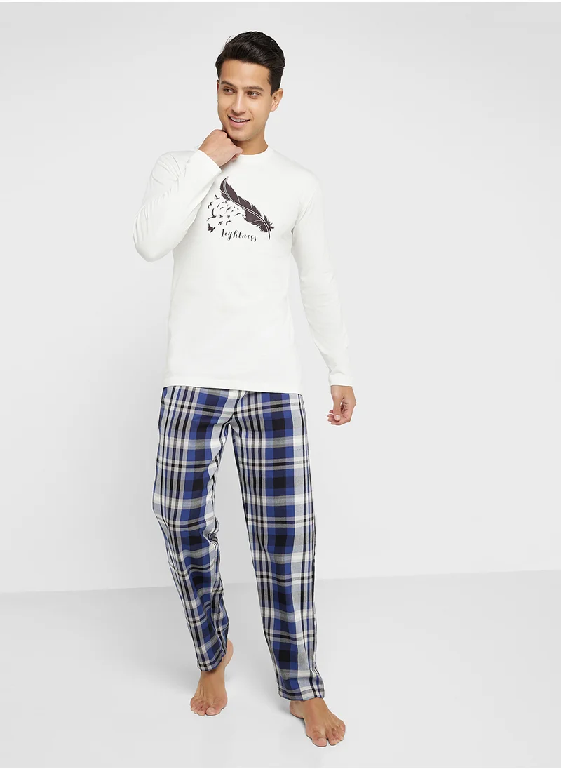 Robert Wood Nightwear T-Shirt & Pants Sets