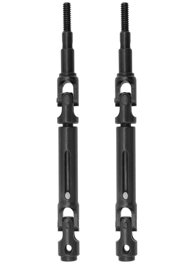 Vgoohobby قطعتين عمود نقل الحركة الفولاذي Vgoohobby CVD #14410B متوافق مع سيارة MJX Hyper Go 14210 14209 1/14 RC قطع ترقية (أسود) - Image 2