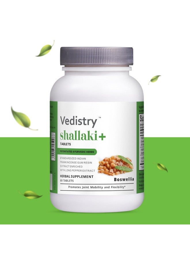 Vedistry Shallaki+ 700mg Boswellia serrata & Long Pepper Tablets | 60 Tablets | Joint Health, Mobility & Flexibility Support | Vegan Herbal Supplement | Pack of 1 - Image 2