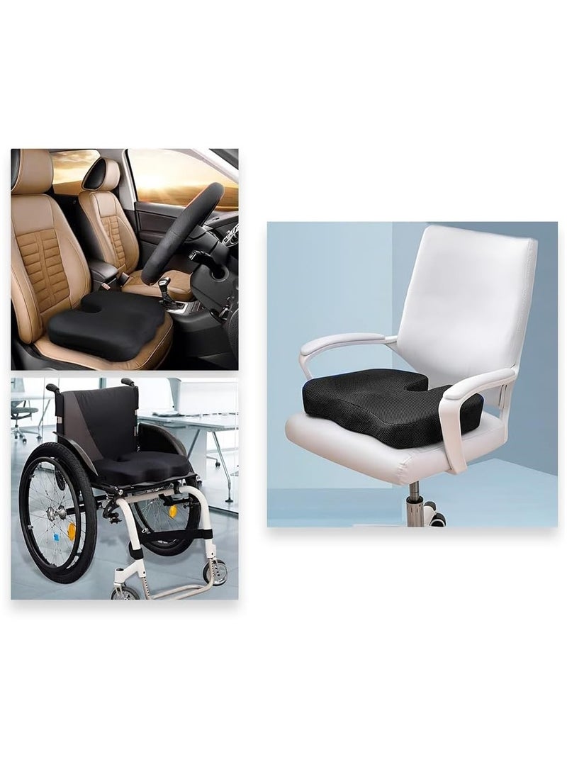 وسادة جل طبية على شكل U – Riposo | مريحة للظهر والعصعص، مع طبقة تبريد جل – مقاس L - Image 4