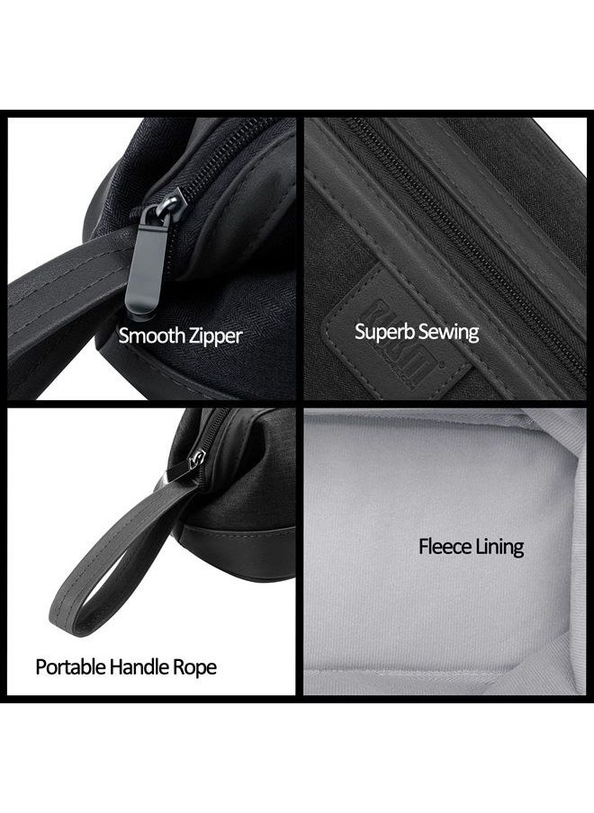 BUBM - Portable Travel Storage Bag Carrying Case Compatible with Dyson Supersonic Hair Dryer/Dyson Airwrap Styler/Dyson Corrale Hair Straightener/Shark Flexstyle Air Styling & Drying System,Black - Image 1
