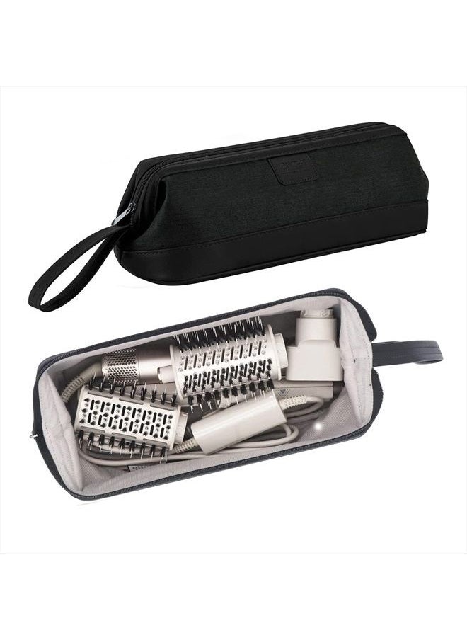 BUBM - Portable Travel Storage Bag Carrying Case Compatible with Dyson Supersonic Hair Dryer/Dyson Airwrap Styler/Dyson Corrale Hair Straightener/Shark Flexstyle Air Styling & Drying System,Black - Image 1