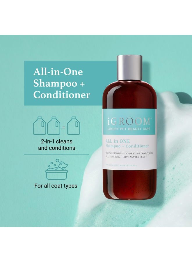 iGroom All-in-One Dog Shampoo + Conditioner, Luxury Pet Beauty Care, Deep Clean All Coat Types, Hydrate and Condition Coat, Made in The USA, 16 oz - Image 2