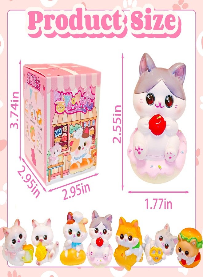 EVDERS 1Pcs Cat Series Blind Box Mystery Bag Random Design Cat Blind Box Collectible Figurines Kawaii Resin Cats Figurines for Home Decorations Desktop Decor (Single Box) - Image 2