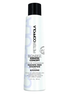 Peter Coppola Purple Shampoo For Blonde Hair Sulfatefree Eliminates Brassy Yellow Tones Strengthens Processed And Dry Hair Keratin Protein For Daily Use (3 Fl Oz)  - Image 1