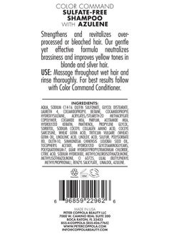 Peter Coppola Purple Shampoo For Blonde Hair Sulfatefree Eliminates Brassy Yellow Tones Strengthens Processed And Dry Hair Keratin Protein For Daily Use (3 Fl Oz)  - Image 3