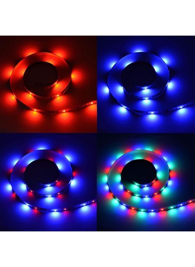 نيبمينينت شريط إضاءة ب180 ضوء LED بفضاء لوني ار جي بي مع جهاز تحكم عن بعد متعدد الألوان - Image 1