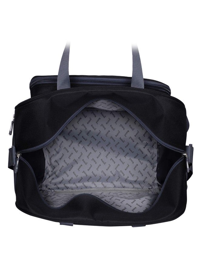 ROZEN 52Liters 22 Inch Heavy Dutty Travel Luggage Duffel Bag (Black) - Image 3