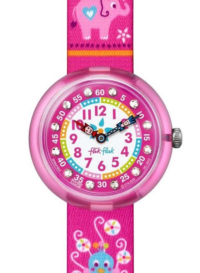 Swatch ساعة يد مقاومة للماء بحركة كوارتز بألوان صيفية للبنات - 25 مم - Image 1