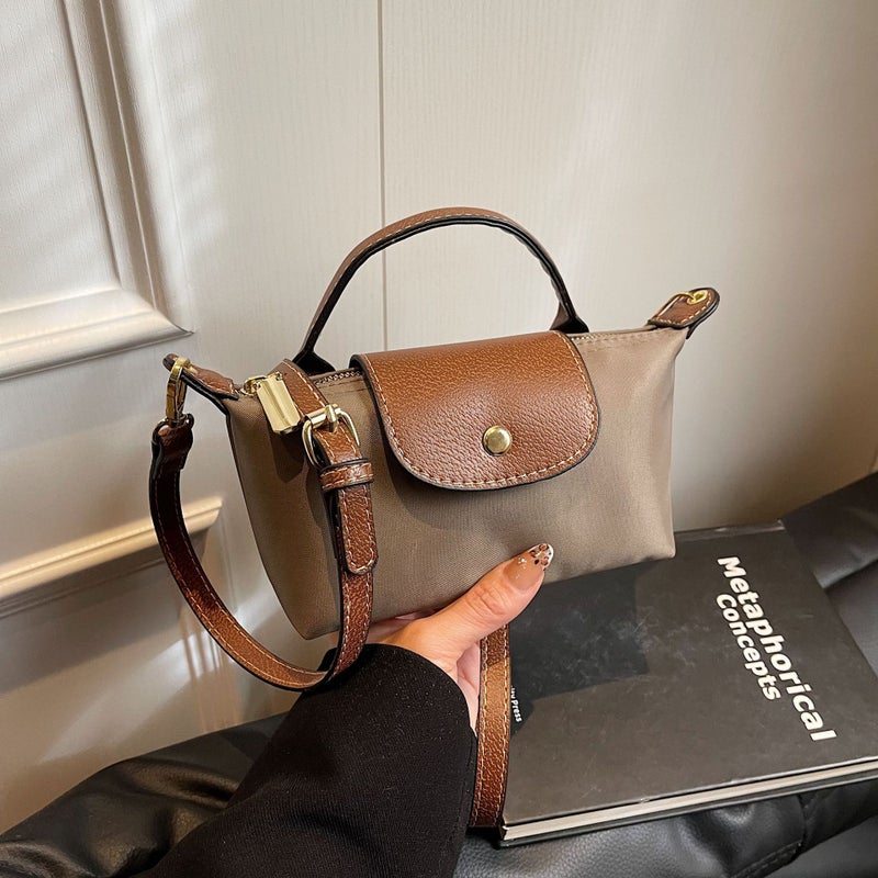 French Oxford Cloth Mini Tote Bag - Image 3