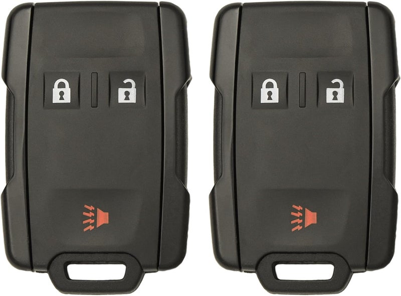 Keyless2Go Replacement 3 Button Remote Key Fob for GM Vehicles - 433 MHz - 2 Pack - Image 1