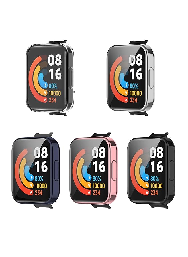 Vermaney Compatible With Redmi Watch 2 Lite Case Tpu Shockproof Protector Cover Suitable For Xiaomi Redmi Watch 2 Lite Smartwatch Shell Replacement Accessories - Image 1