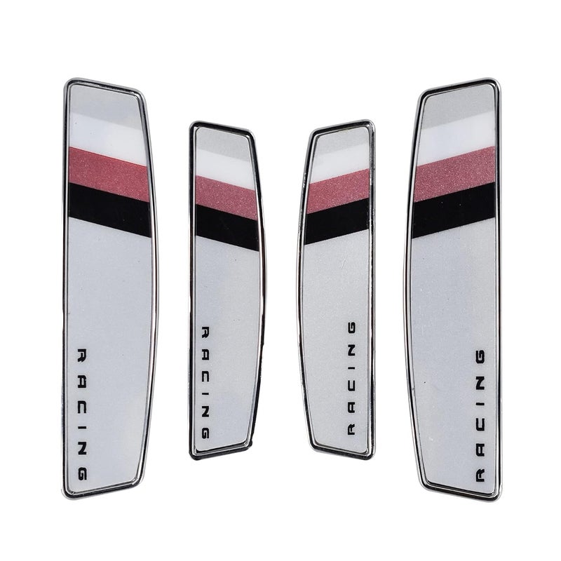 GFX Car Door Edge Protector Guard Scratch (4Pcs) (Mercury Sports-Silver) - Image 3