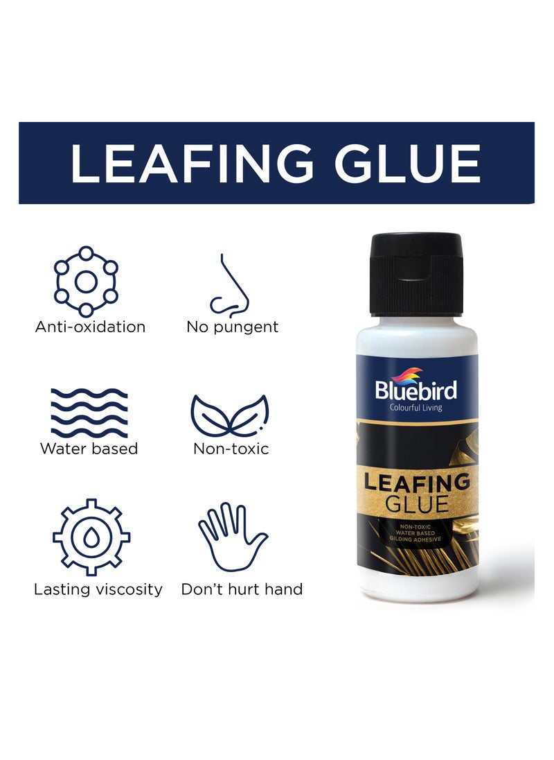 Bluebird  - Metal Leaf Adhesive Gold Leafing Glue for Craft, Arts, Home Decor, Painting Acrylic 100 ml - Image 1