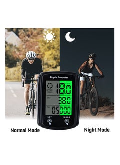 KASTWAVE Wired Bike Computer, MPH KM/H Bicycle Computer, Digital LCD Backlight Display Bike Speedometer, Waterproof Cycling Computers Odometer, Multifunctional Automatic Wake-up Odometer for Bike  - Image 1