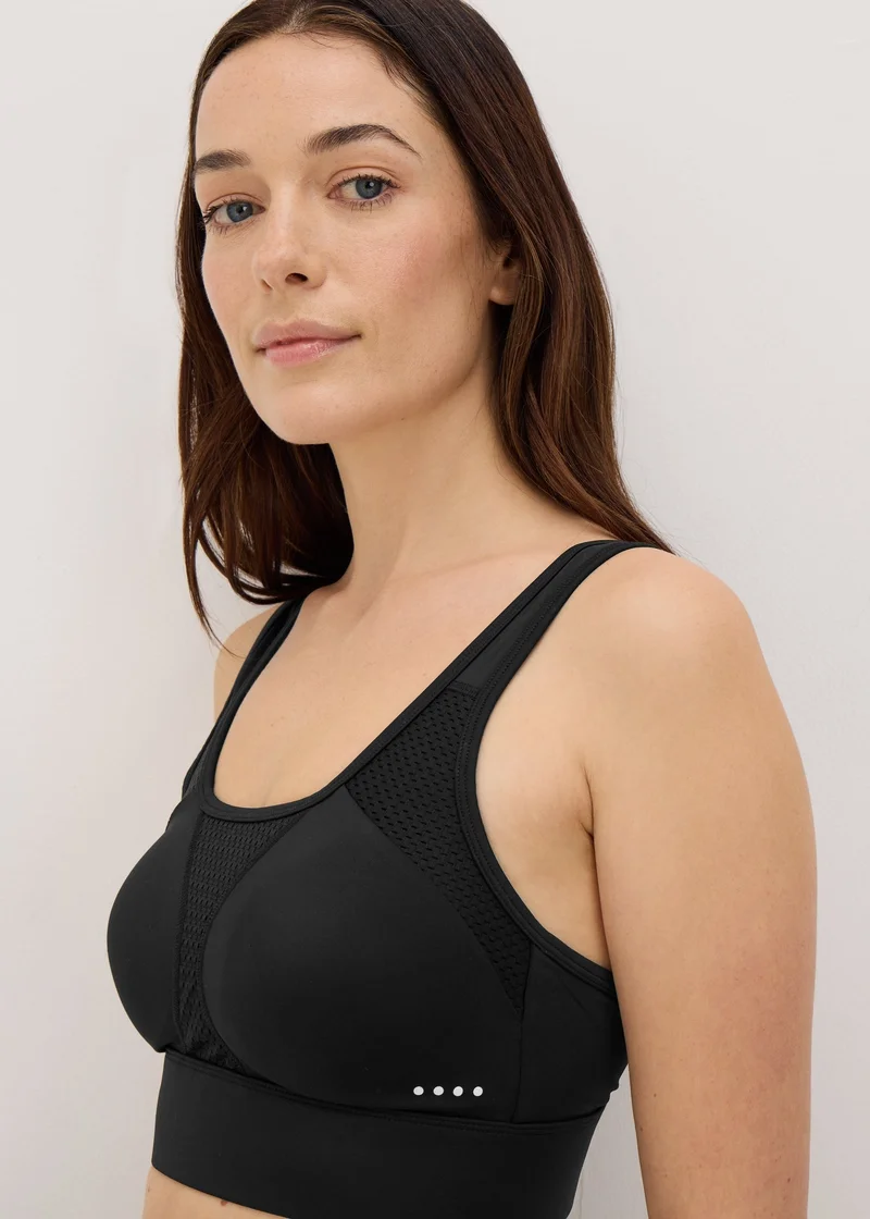 Matalan Black Souluxe Black Racer Back Sports Bra for Women | Best Price UAE