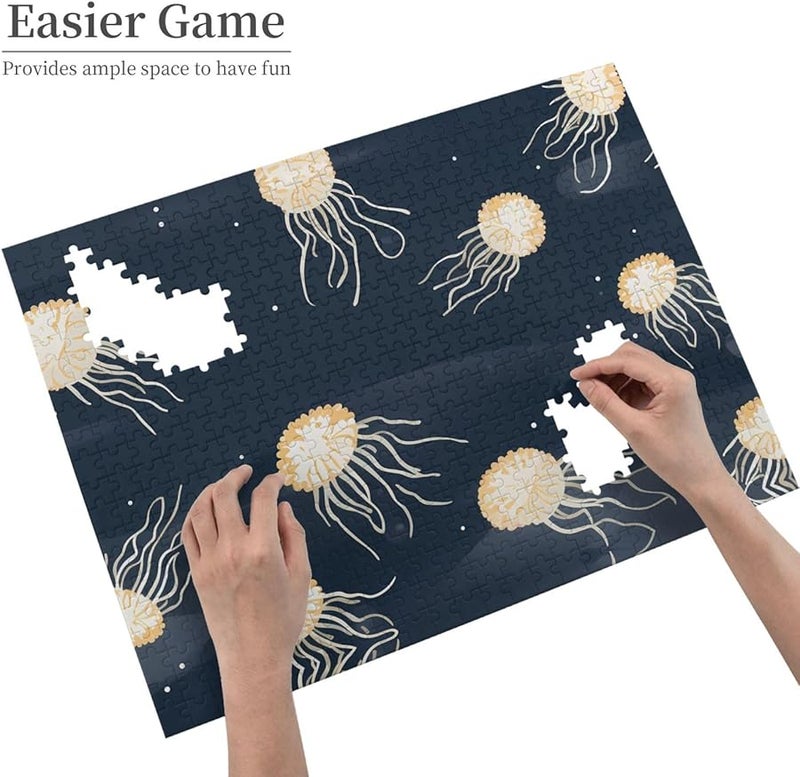 Phayah Jellyfish In The Stars 500 Piece Jigsaw Puzzle For Adults Home Decor - Image 4