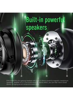 EKSA Gaming Headset  7.1 Surround Sound for PS4 PS5 Xbox, AI Intelligent Noise Cancelling Microphone, Game/Muisc Mode, Wired Headphones for Xbox one, Computer  - Image 3