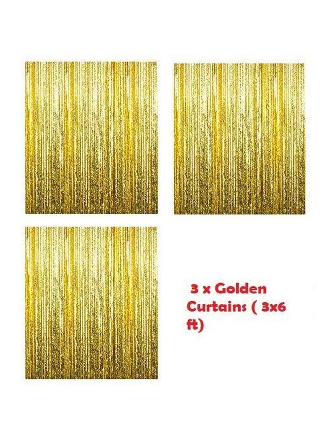 HK Balloons مجموعة من 105 قطعة من ديكورات الذكرى السنوية للزوج والزوجة (متعددة الألوان) (بلاستيك) - Image 4