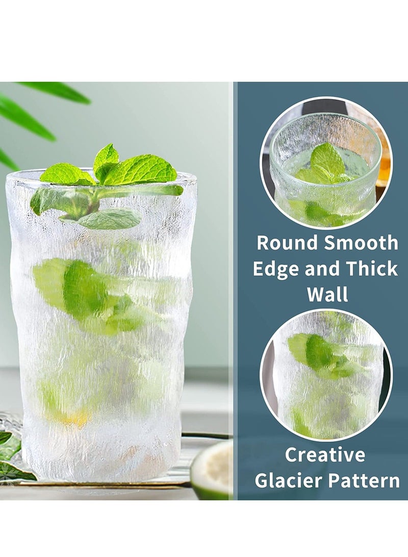 Drinking Glasses Set of 6 Highball Glass Cups 12oz Premium Quality Glassware Set for Water, Juice Dishwasher Safe Water Glasses Cup Drinking Glasses Tumblers For Water Juice  - Image 2