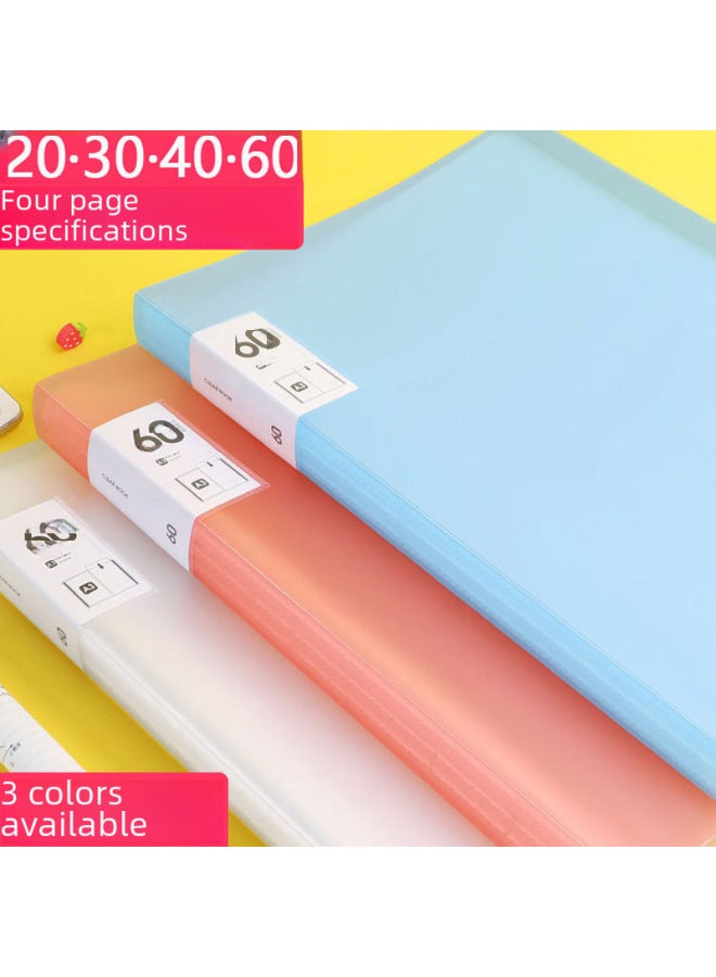 A3 Folder Painting Art Collection 8k Picture Album Transparent Information Album Children's Certificate Poster Storage Bag - Image 2