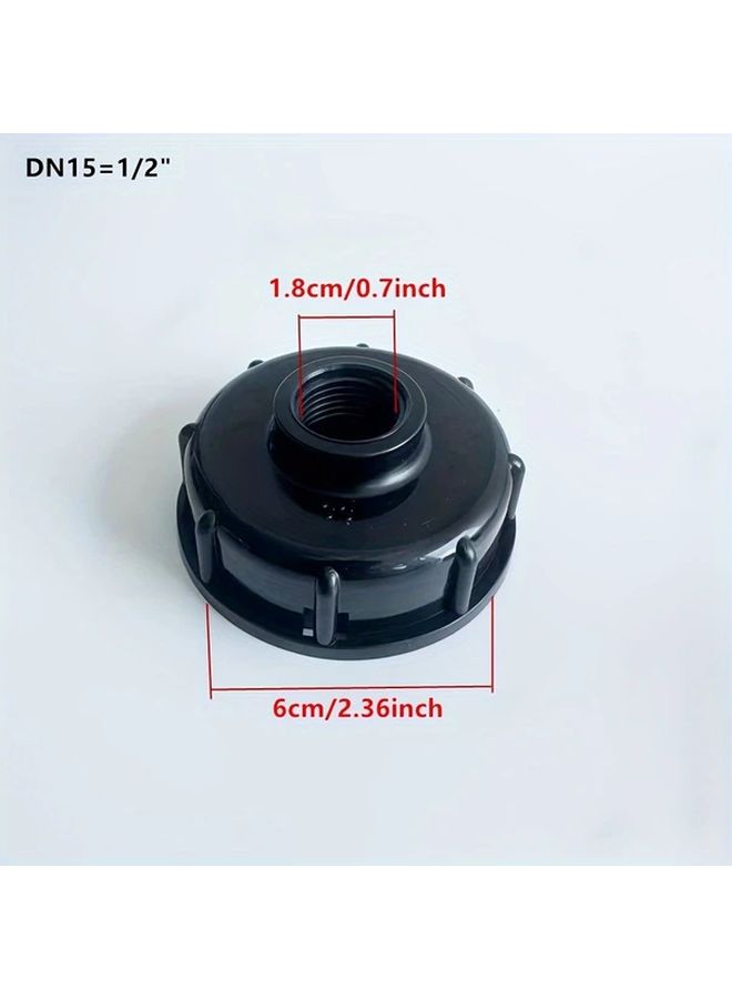 مجموعة محول طبل IBC سعة 264 جالونًا DN20 DN25 صنبور برميل مياه المطر البلاستيكي المتين - Image 3