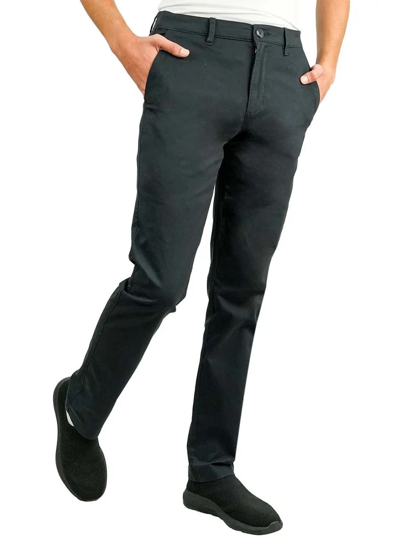 GIORDANO Men's Slim Tapered Khakis