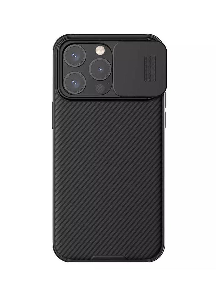 Nillkin Camshield Pro Magnetic Case for iPhone 15 Pro – Sleek Black Cover with Sliding Camera Protection and MagSafe Compatibility, Supports Wireless Charging (6.1 inch)  - Image 1