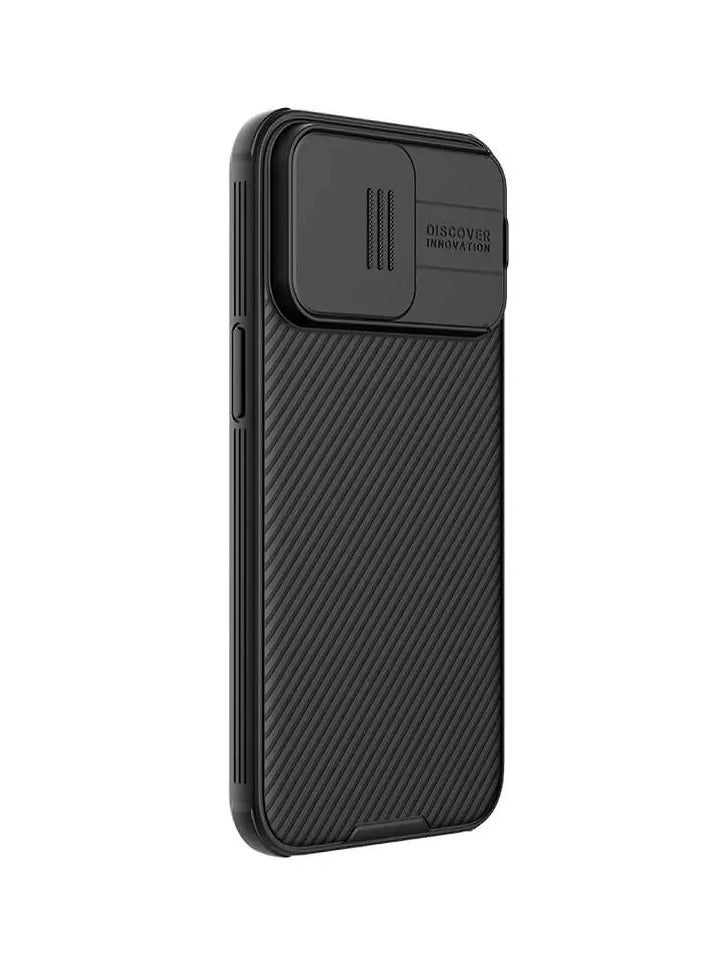 Nillkin Camshield Pro Magnetic Case for iPhone 15 Pro – Sleek Black Cover with Sliding Camera Protection and MagSafe Compatibility, Supports Wireless Charging (6.1 inch)  - Image 3