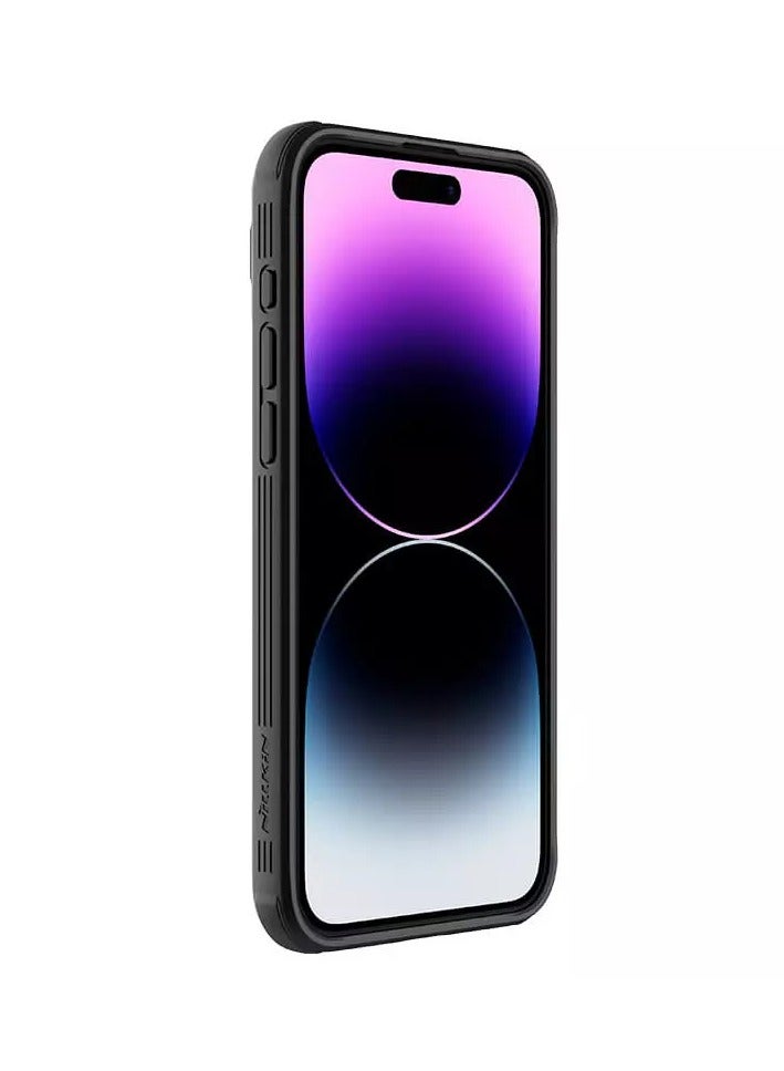 Nillkin Camshield Pro Magnetic Case for iPhone 15 Pro – Sleek Black Cover with Sliding Camera Protection and MagSafe Compatibility, Supports Wireless Charging (6.1 inch)  - Image 5