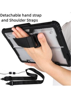 Generic Case for Microsoft Surface Pro 11 (2024),Clear Durable Anti-Drop Smart Tablet Cover with Hand Strap,Pen Holder and Shoulder Strap  - Image 2