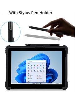 Generic Case for Microsoft Surface Pro 11 (2024),Clear Durable Anti-Drop Smart Tablet Cover with Hand Strap,Pen Holder and Shoulder Strap  - Image 4