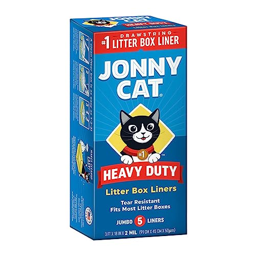 JONNY CAT Litter Box Liners, Convenient and Durable Disposable Cat Litter Liners for Easy Cleanup, Extra Thick and Tear-Resistant (Pack of 4) (4 Items) - Image 2
